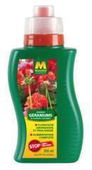 Engrais liquide géraniums et plantes fleuries 350 ml