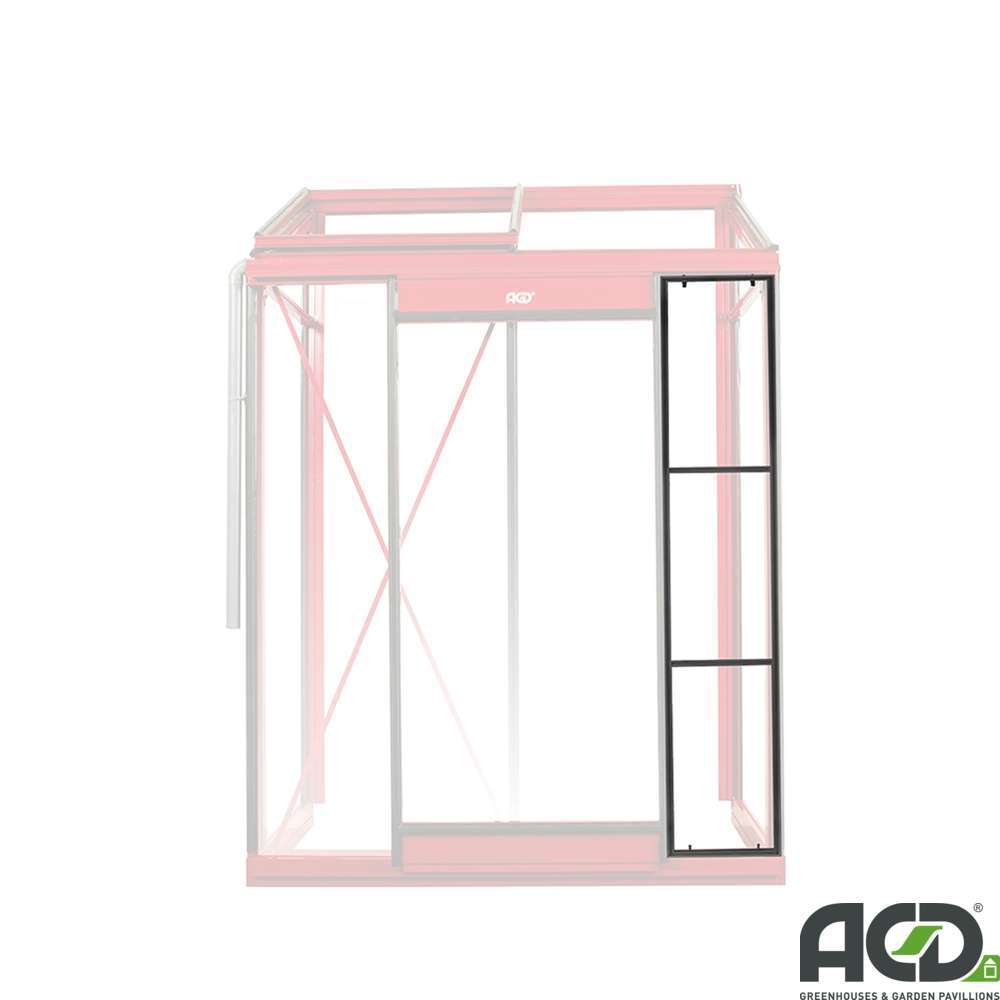 Porte moustiquaire amovible, pour serre Prestige (RAL9005)