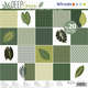 Set de 40 feuilles de papier Artemio - Deep Green