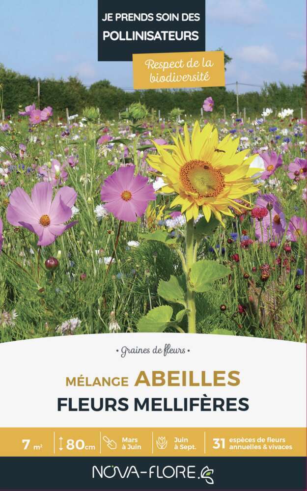 Mélange je fais la vie belle aux abeilles : boite