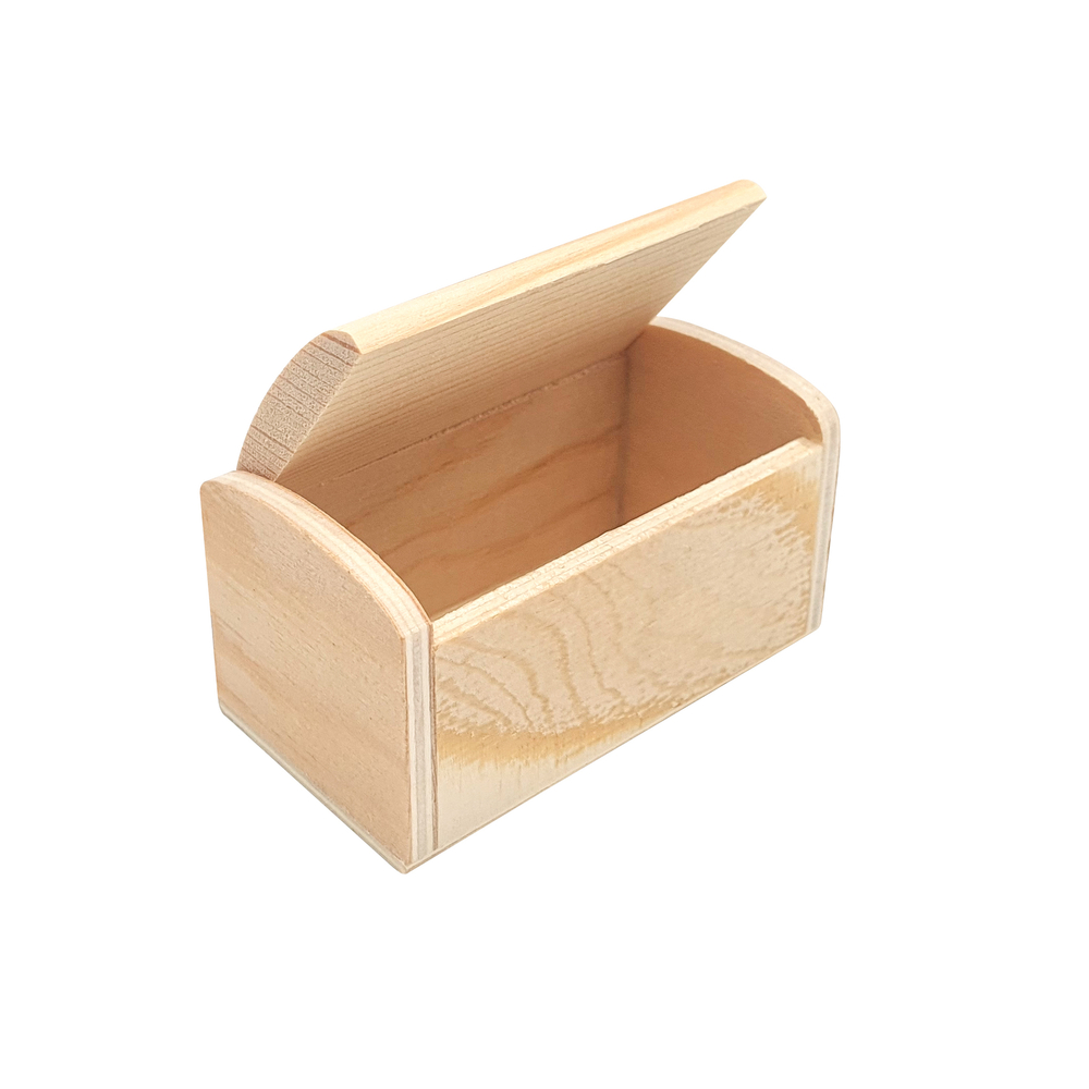 Coffret, en bois L.7 x 4 x H.3,8 cm