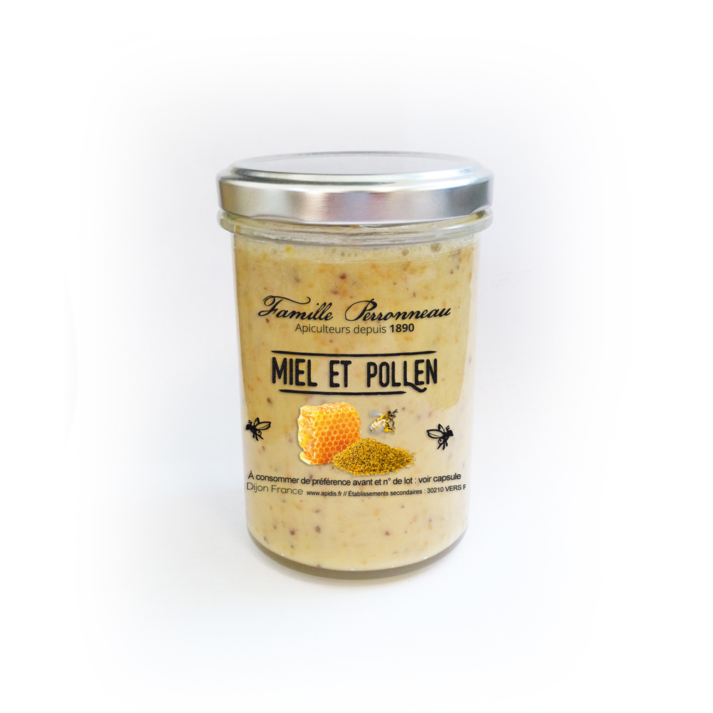 miel cremeux pollen