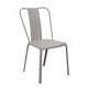 Chaise alu AZURO empilable Taupe X2
