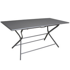 Table pliante GLOBE rectangle 160x78 Grey
