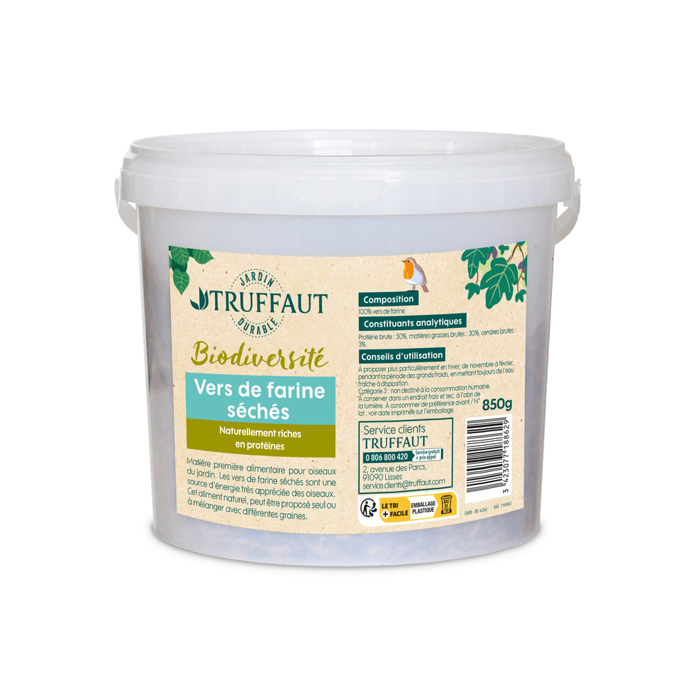 Vers de farine sÃ©chÃ©s Paradisio: 850g