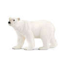 Figurine ours polaire en plastique - 12,2x5,7x7,2 cm