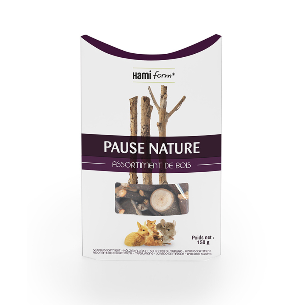 Pause nature assortiments de bois 150 gr