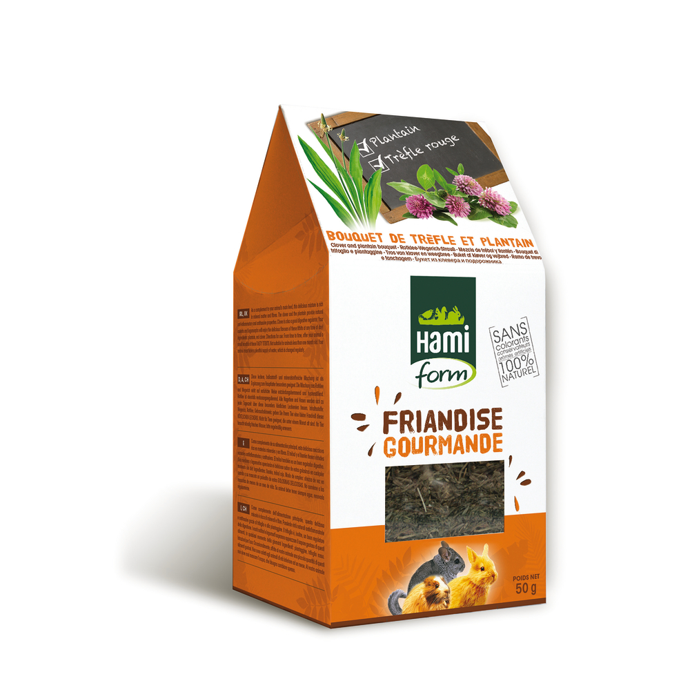 Friandises Gourmandes Bouquet de trefle et plantain 50 gr