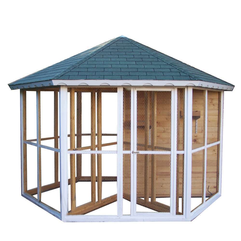 Volière très grande taille (8-15 oiseaux) - 9,60m²