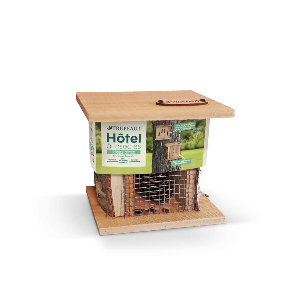 Abri double Ã  chrysopes, bois Douglas H.15 cm