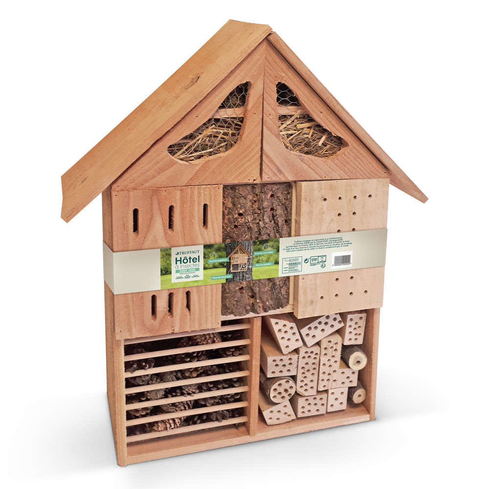 HÃŽtel Ã  insectes, en bois Douglas: Chalet XL