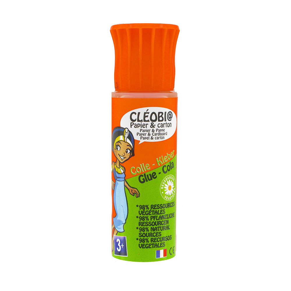 Colle végétale 'Mini Cléobio', avec embout mousse (25g)