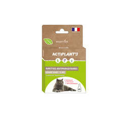 Pipettes antiparasitaires Actiplant'3, pour grand chat: 3x1ml