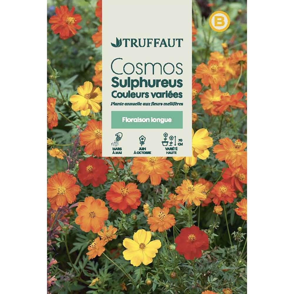 COSMOS SULPHUREUS MIX TRUF-(726091)