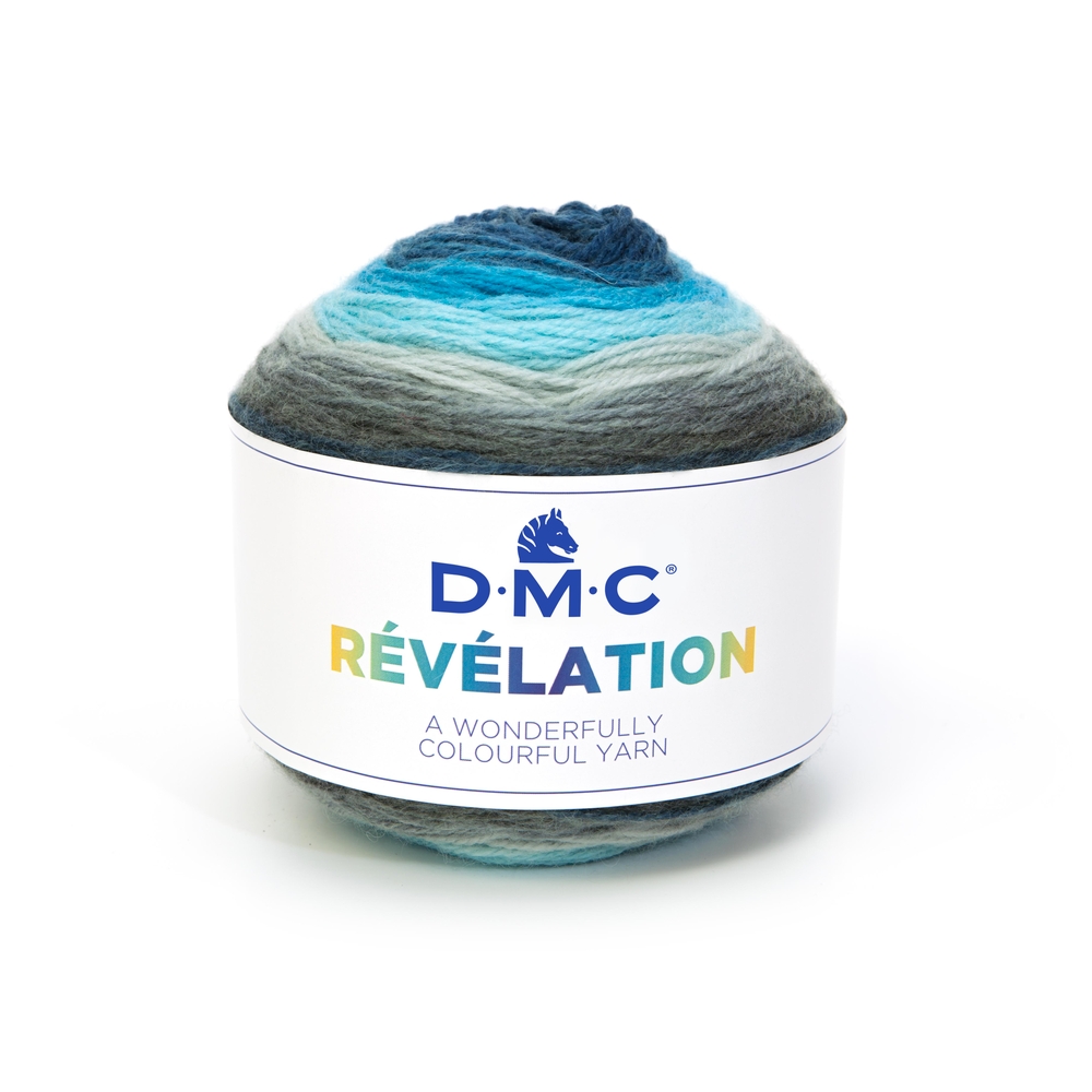 Pelote DMC Révélation en laine et acrylique coloris mixte 204 - 520 m