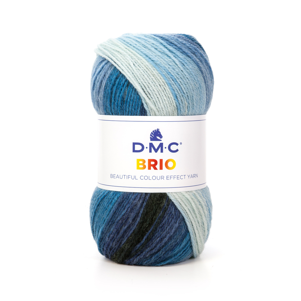 Pelote DMC Brio en laine et acrylique coloris mixte 402 - 345 m