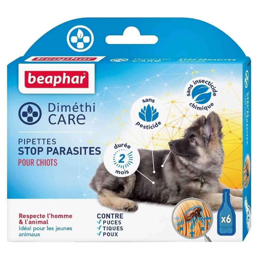Diméthicare: pipettes stop parasites pour chiot