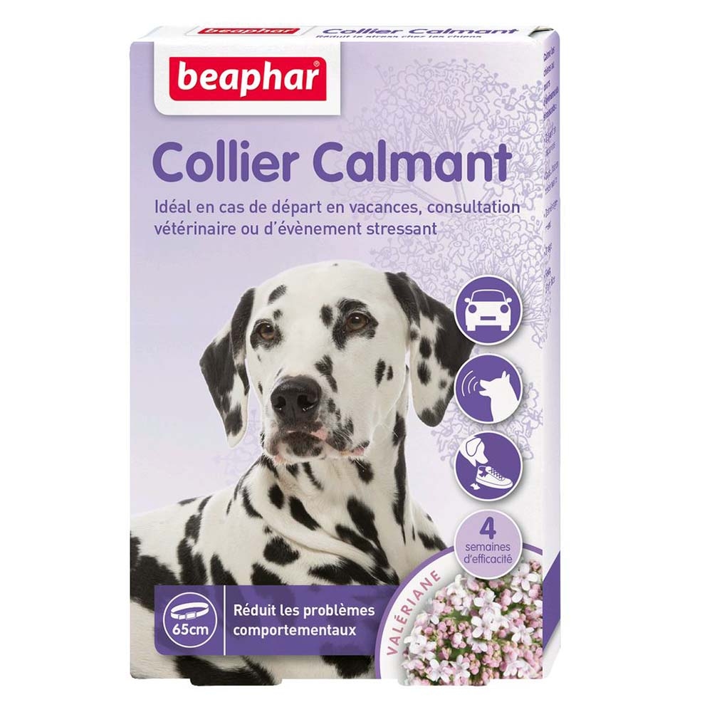 Collier calmant pour chien, à base de Valériane