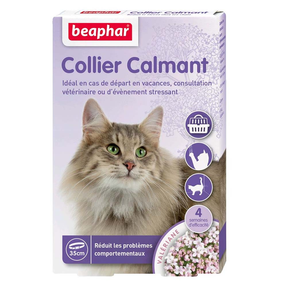 Collier calmant pour chat, à base de Valériane