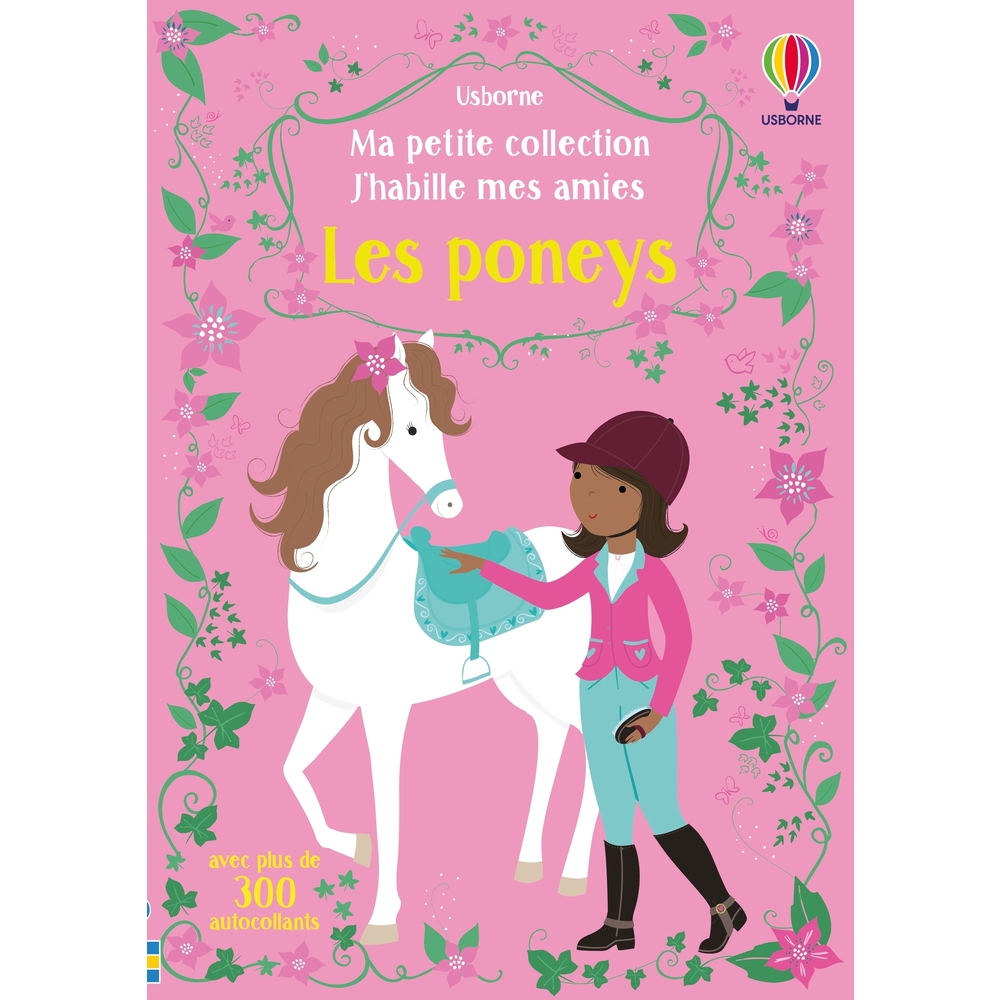 Livre pour enfant, j'habille mes amies les poneys