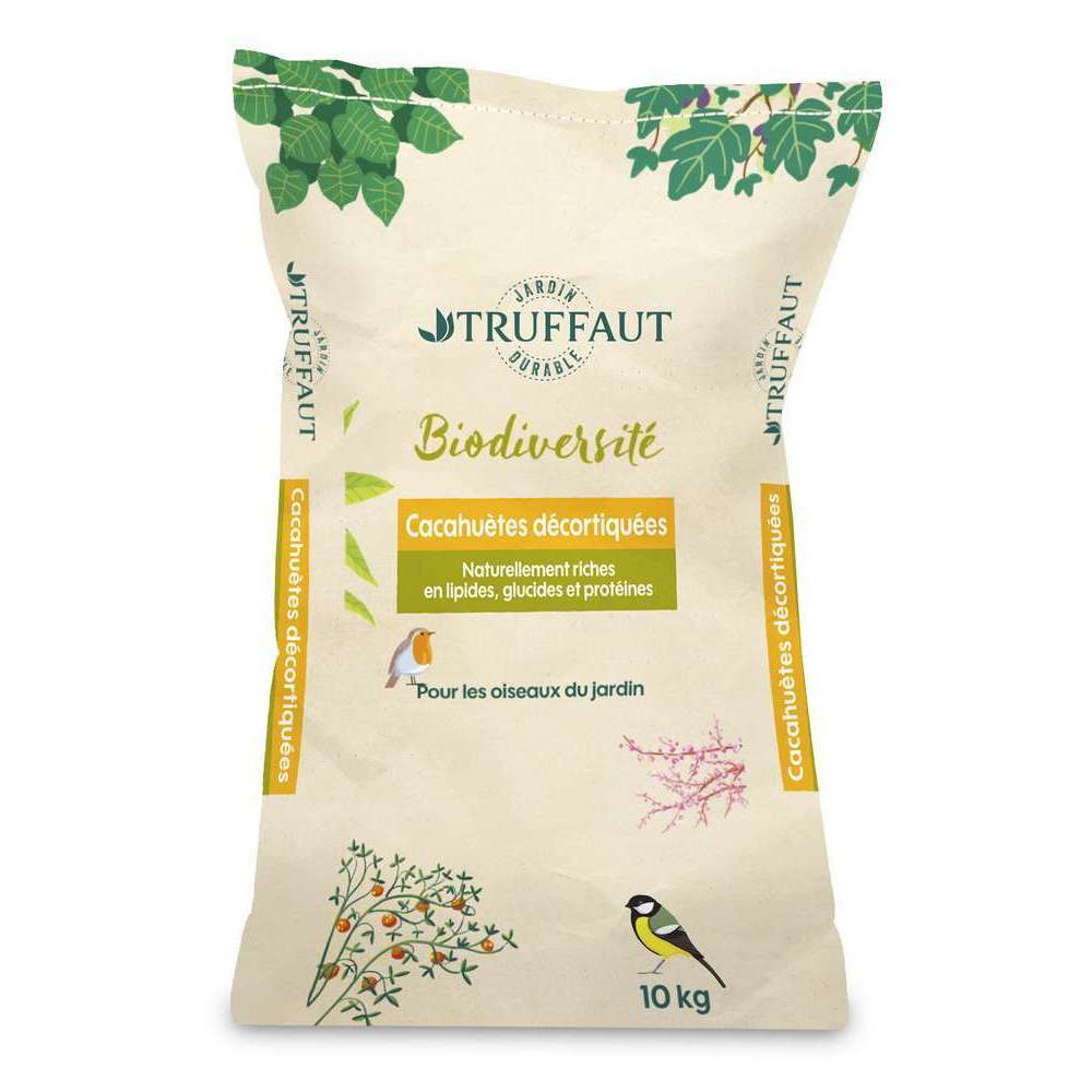 Graines de cacahuètes pour oiseaux du jardin - 10 kg
