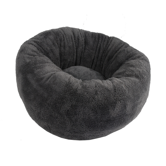 Coussin pouf 'rasty', pour chat: gris 45x25cm