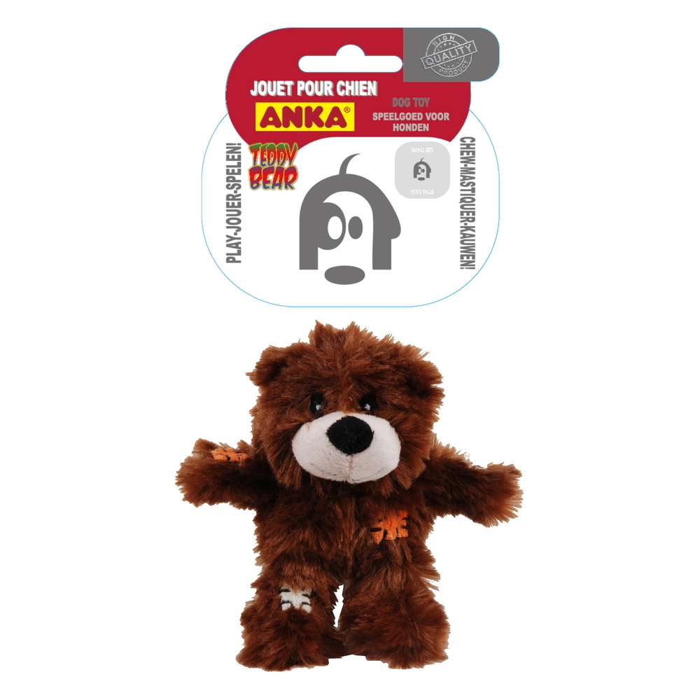 Jouet peluche Teddy Bear, pour chien: taille XS (12cm)