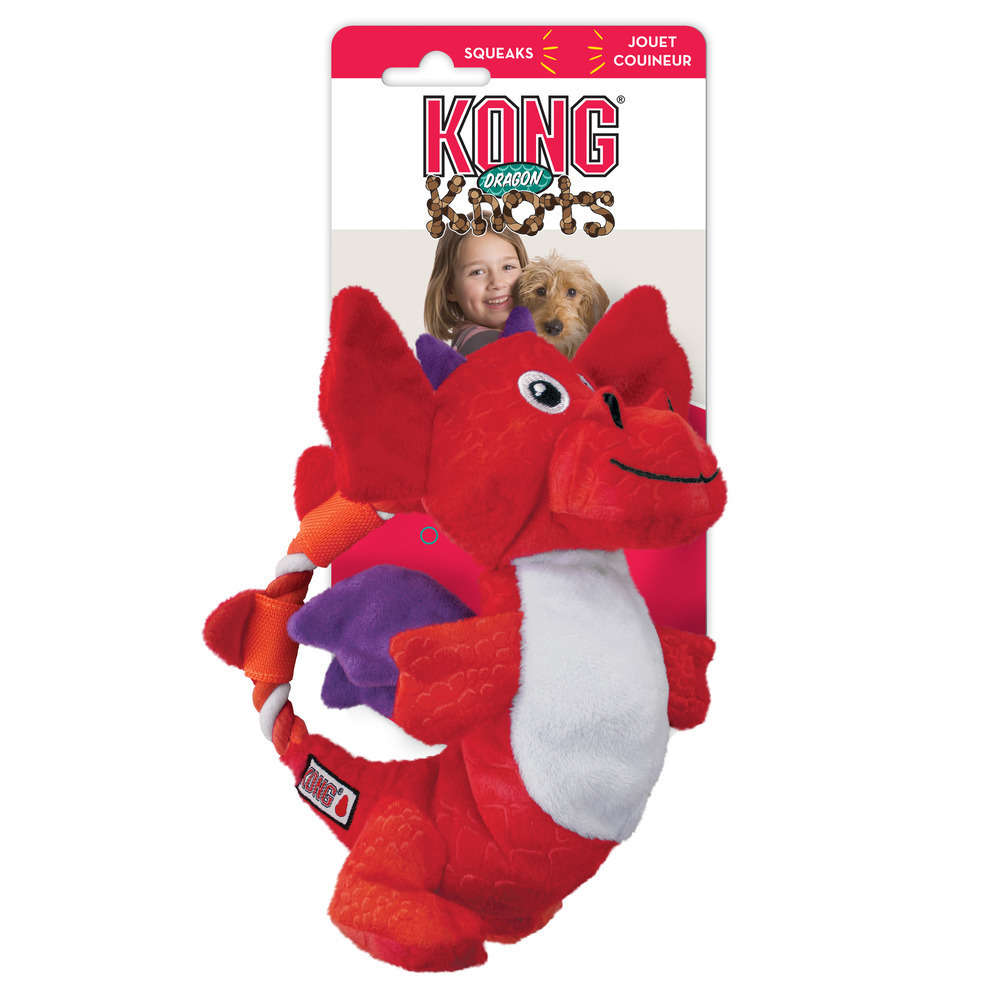 Peluche pour chien KONG Dragon Knots Medium-Large