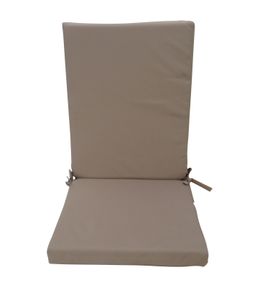 Coussin pour fauteuil Monte Carlo ivoire - 39x39x5cm