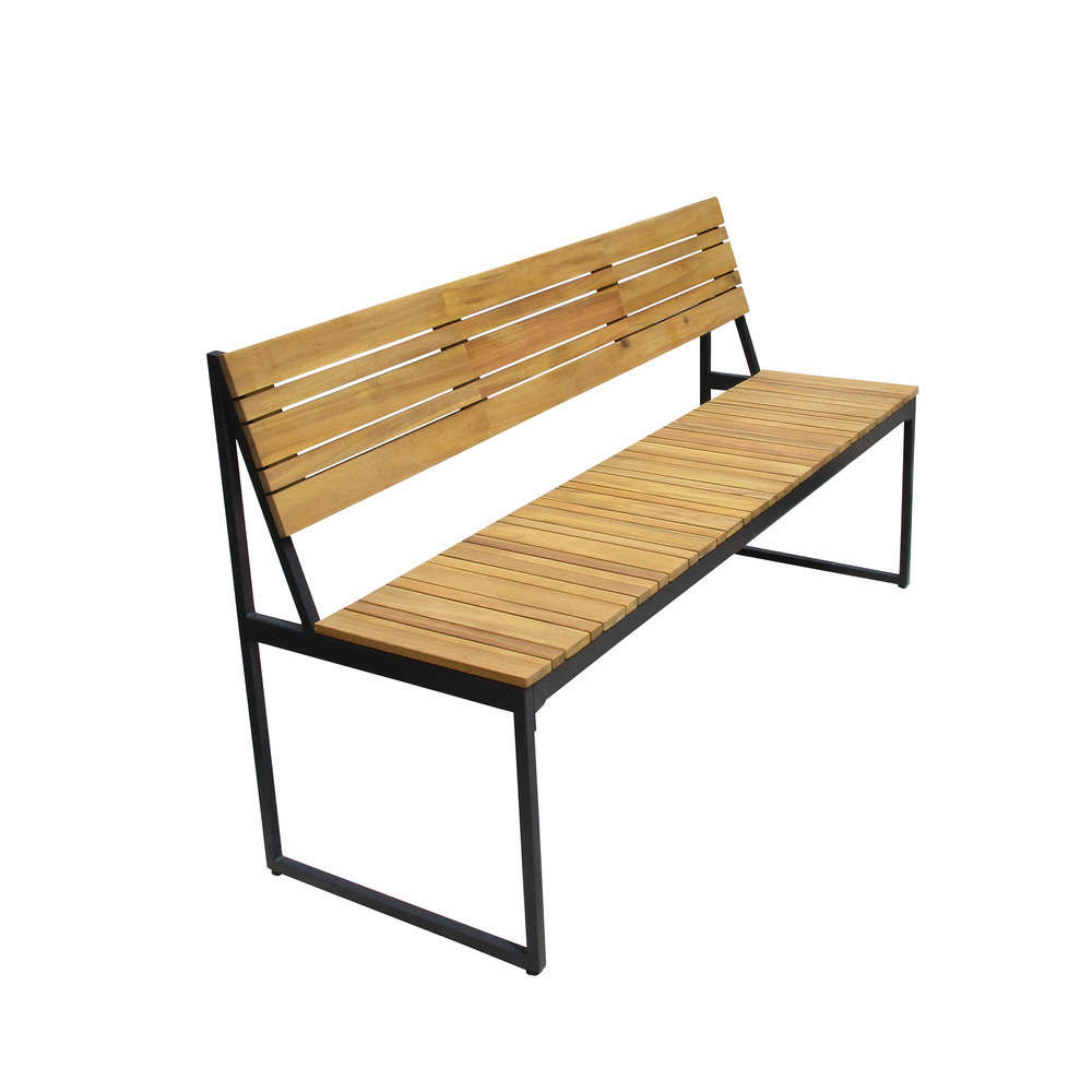 Banc métal acacia 150 X 49.6 X 82.5 cm