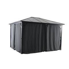 GAZEBO ATLAS+ RIDEAUX+TOILE-(954153)