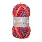 Pelote DMC Knitty Pop en acrylique coloris orange 478 - 50 g