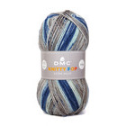 Pelote DMC Knitty Pop en acrylique coloris gris 480 - 50 g