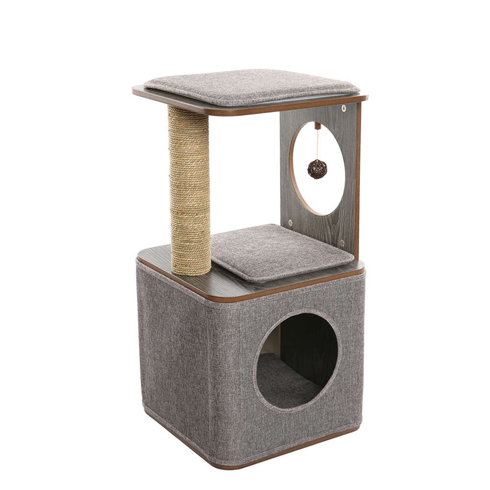 Arbre Ã  chat, Cubox duplex, H 75 cm