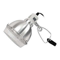 Support lampe dôme avec grille de protection 75W