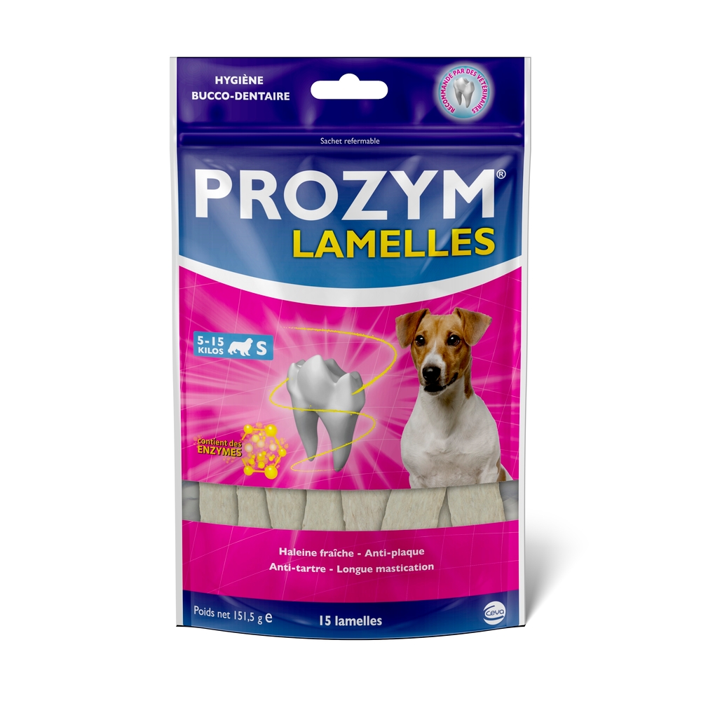 Lamelles S, hygiène bucco-dentaire du chien de 5 à 15 kg - x15