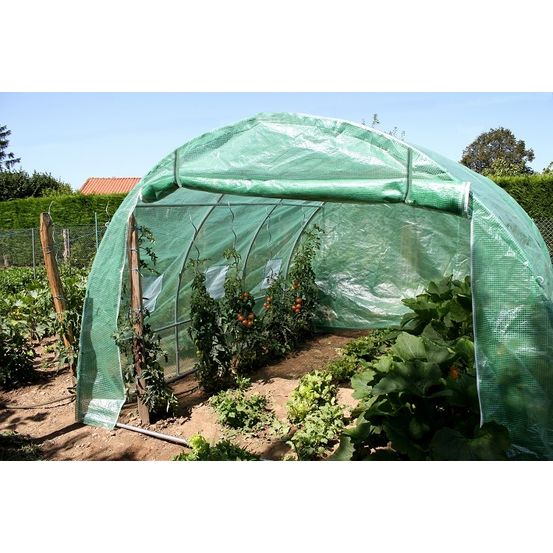 Serre tunnel - 9 m² L. 300 x P. 300 x H. 200 cm