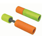 Lance à eau Waterflash en plastique gris/orange/vert - 15x4x4 cm
