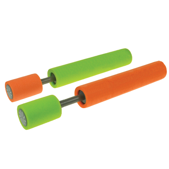 Lance à eau Waterflash verte et orange en plastique - 33x16x35,5 cm