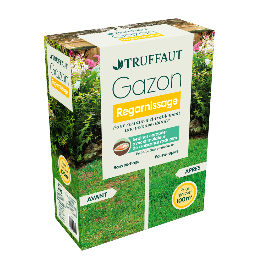 Gazon regarnissage 3 kg truffaut