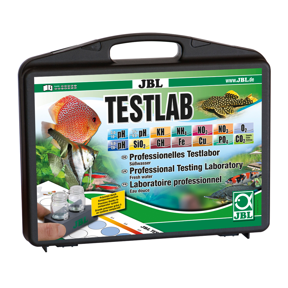 Coffret de 13 tests pour analyse de l'eau douce JBL Testlab