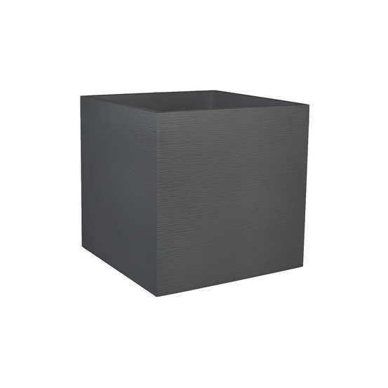 Pot Carré GRAPHIT 49,5 x 49,5 x 49,5 cm Anthracite