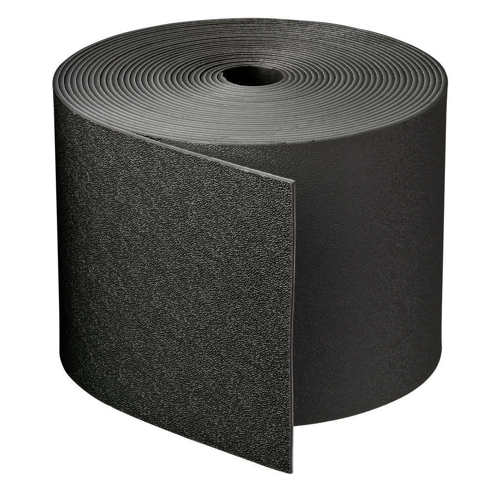 Bordure PE recyclé, coloris noir, rouleau longueur 10m et hauteur 15cm