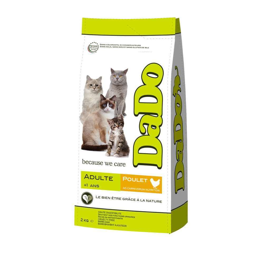 Croquettes pour chats adultes au poulet 10 kg