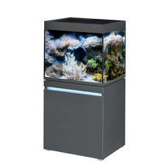 Aquarium Marin Incpiria LED poisson d'eau de mer, gris - 230 litres