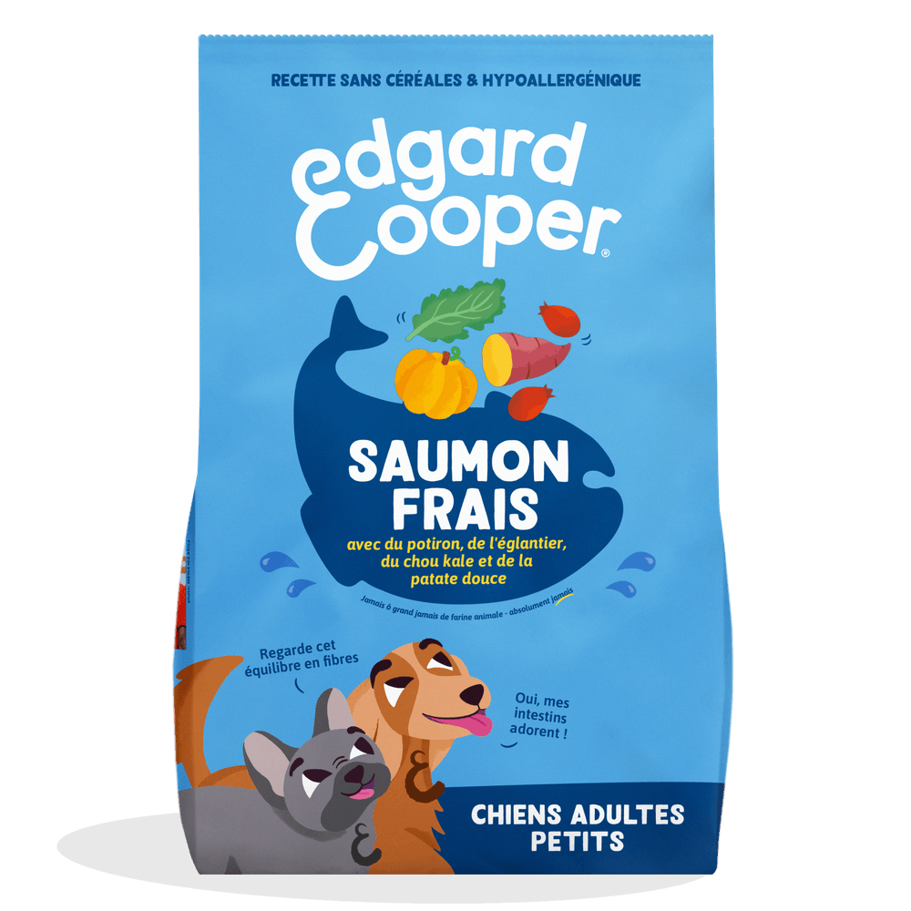 Croquettes pour chien adulte de petite taille au saumon - 3kg