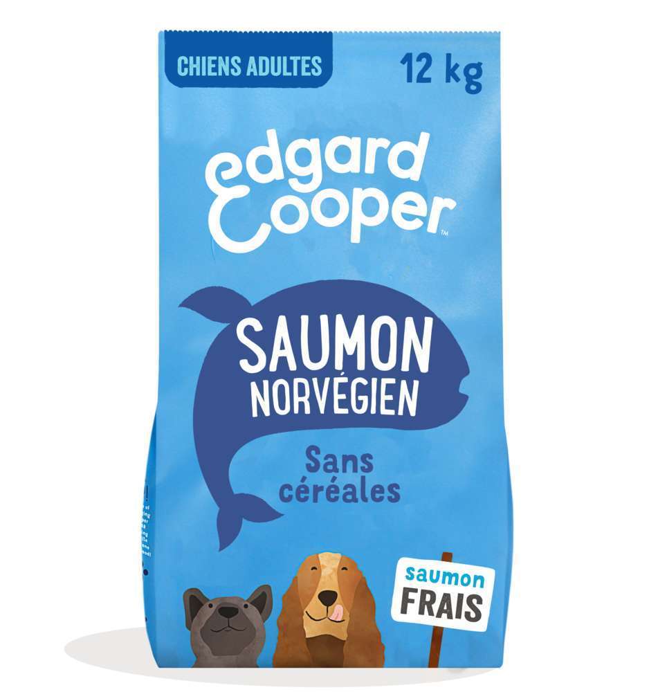 Croquettes Saumon , betteraves, pommes, mangues et cassis 12kg