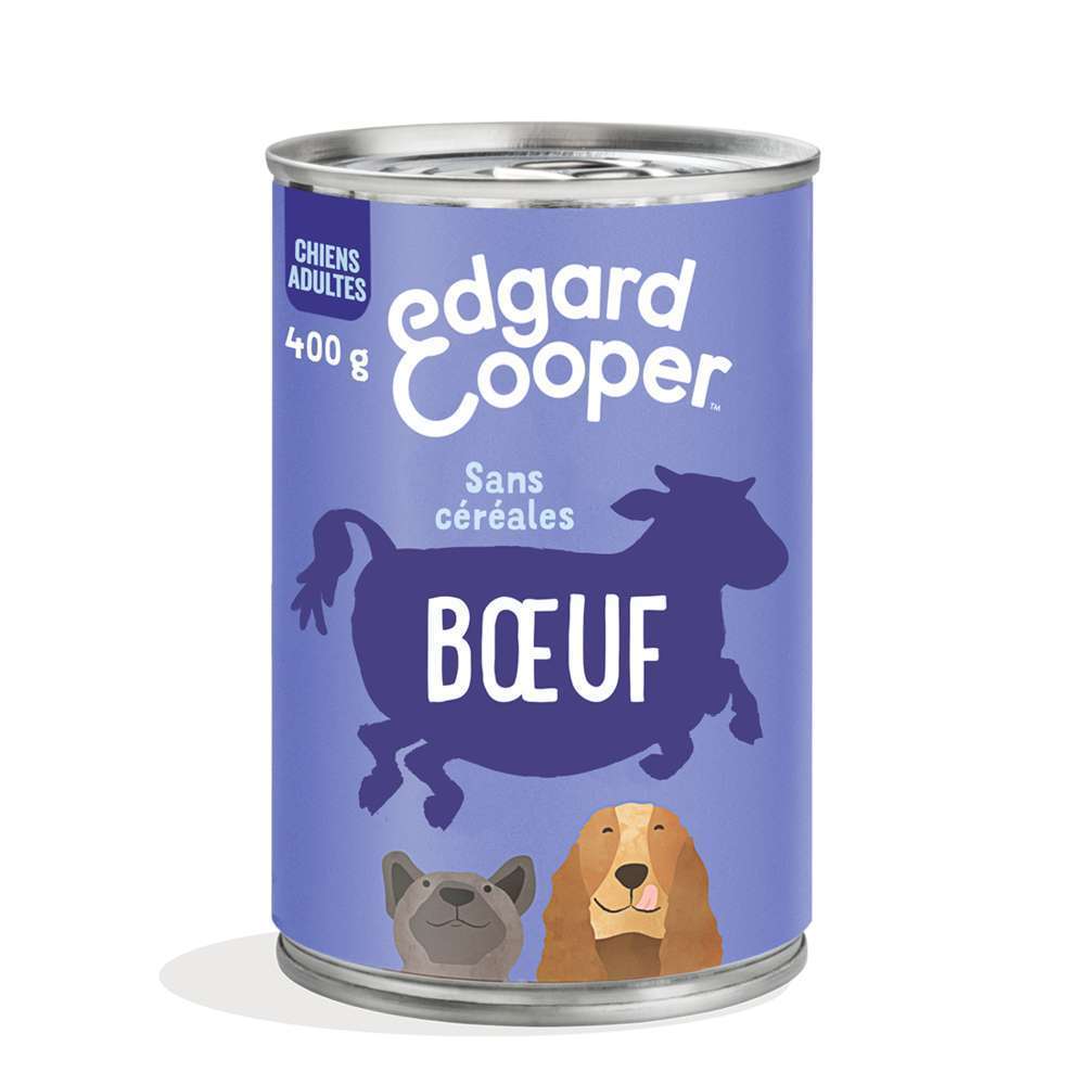 BoÃ®te nourriture, chien adulte, boeuf, 400gr