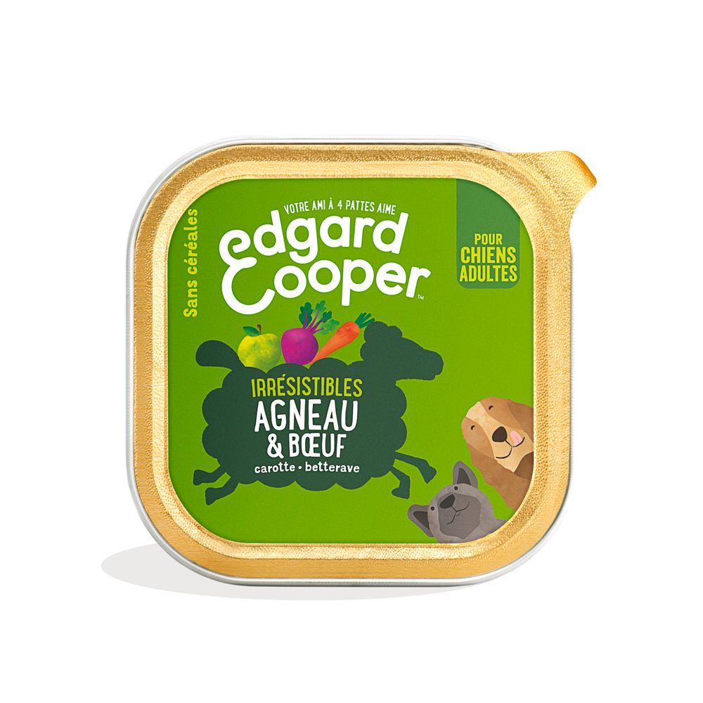 Barquette Agneau Bœuf aux carottes, betteraves et pommes 150g