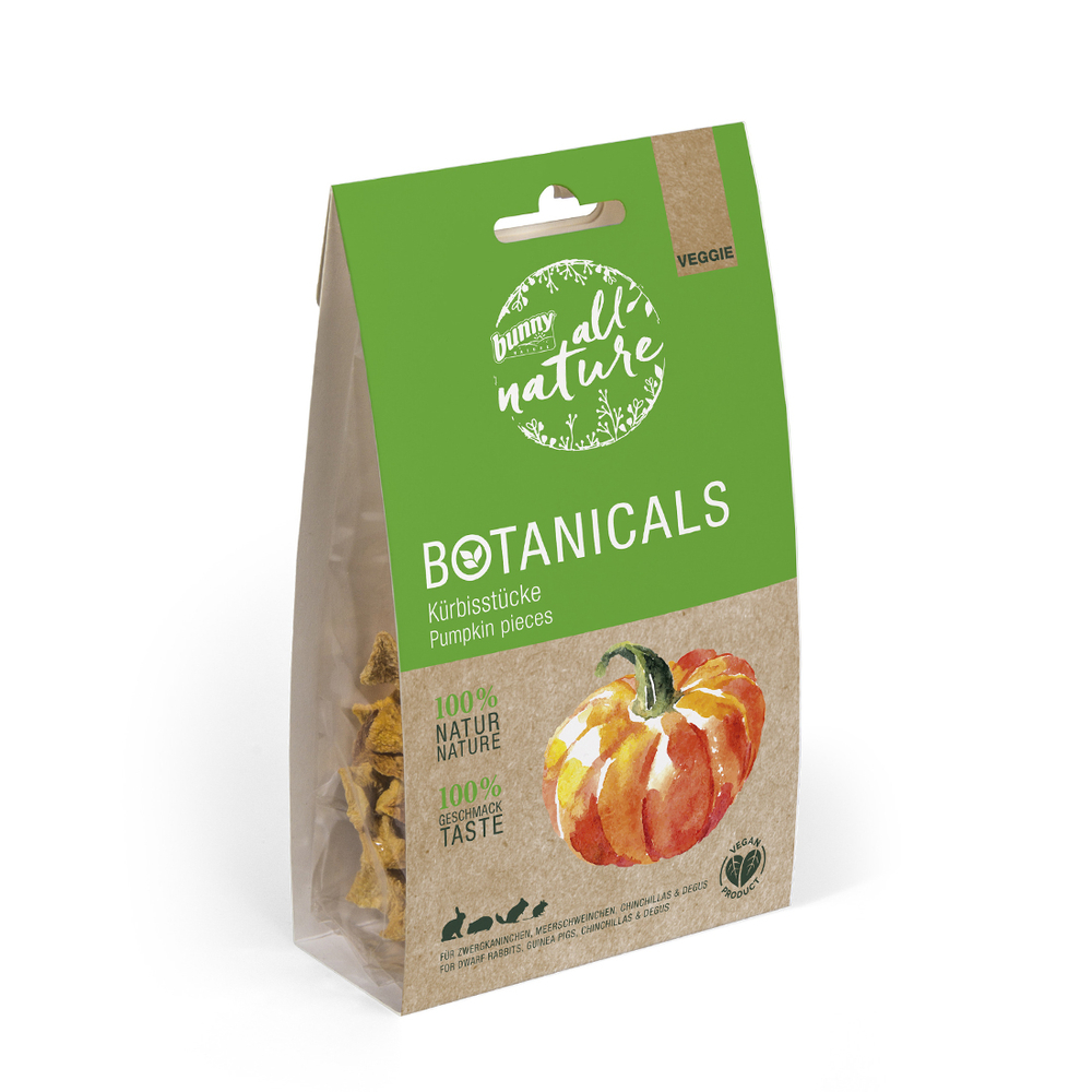 Morceaux de citrouille, sechée 80g.